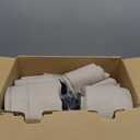 MIULEE Pinch Pleated Thick Linen Curtains 102 Inch 4 Panels Set Back Tab Memory Trained Pinch Pleat Semi Sheer Light Filtering Privacy Curtain Let Light in Window Drape for Living Room Bedroom Taupe