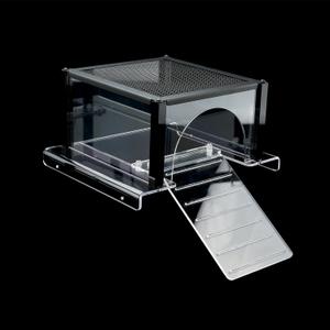 Turtle Topper Basking Platform for Aquatic Turtles 10/20/29/55 Gallon Tank, Aquatic Reptile Ramp Dock, Terrace, Accessories (Large)