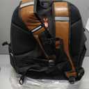 SwissGear Tool Bag Backpack, Fits Up to 17-Inch Laptop, Work Pack PRO, Black/Brown Canvas