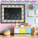 6 Rolls 196.8 Ft Decorative Crayon Border Set for Bulletin Board  Colorful Classroom Trim  Crayon, Pencil & Rainbow for Teachers, Schools & Office Decor -Perfect for Birthday, Back to School Theme