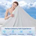 Topcee Cooling Comforter Queen Size - 90"x90" Cooling Blanket for Hot Sleepers Menopause Q-max 0.45 Double-Sided Cooling Design Everlasting Cold Touch Summer Ice Blanket for Night Sweats Athletes