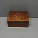 Wooden Keepsake Urn Box, Cremation Urns for Human Ashes, Hand carved Decorative Memorial, Wood Casket for Pets, Cat, Infant, Adult Memorial, Burial Urns for Ashes - Large