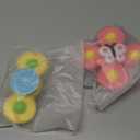 LiKee Strong Suction Cup Fidget Rotating Sensory Bath Toys for Baby Christmas Stocking Stuffers, Airplane Car Travel Table & Window Toys for Toddler Boys and Girls, 10+ Months