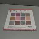 Mandala Pink12x12 Paper Pad Pack Scrapbook Cardstock Decorative Paper for Valentines Day Card Making Journaling Planner Origami Scrapbook Paper Scrapbooking Supplies