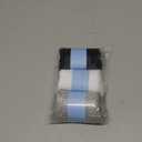 Women's Slouchy Socks Soft Casual Calf Socks Retro Scrunch Crew Socks 3/4 Pairs (Medium, Black&white&grey)