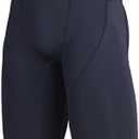 beroy Mens Compression Shorts Training Athletics Workout Tight Sports Base Layer with One Pocket Small