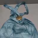 SOLY HUX Women's Backless Halter Crop Top Cowl Neck Tie Back Sexy Going Out Tops Vacation Outfits Solid Blue Medium