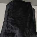  Black Fleece Throw Blanket for Couch, Super Soft Fuzzy Flannel Throw for Sofa, Luxury Plush Microfiber Blanket for Bed, Plush Home Decorative Velvet Gift Blanket, 50x60