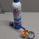 Auto A/C Refrigerant Kit-Includes Charging Hose and Gauge - Restores and Stops Leaks - 16.8 Oz