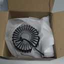 4 Inch Waterproof Recessed Led Lights, 3CCT Recessed Lights with J-Box, Round Recessed Lighting 3000-6000K Selectable, 15W 1700LM Soffit Canless Recessed Light for Bathroom,Living Room,Kitchen (2 PCS) (Black-White)