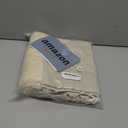 Sutuo Home Boho Curtain Semi-Blackout Crochet Hollow Lace Patchwork with Textured Linen Fabric, Handmade Tassels Rod Pocket Bohemian Window Drapes for Living Bedroom, 59" W x 84" L, 1 Panel