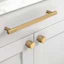 Asidrama 10 Pack 10 Inch(254mm) Champagne Bronze Cabinet Pulls Knurled Cabinet Handles Cupboard Handles Kitchen Cabinet Hardware for Cupboard Drawer Pulls
