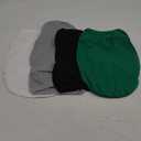 Chol&Vivi Plain Dog Shirt, 4pcs Blank Cotton Shirts Fit for Extra Small to Extra Large Size Dogs, Sleeveless Apparel Soft and Lightweight, Tank Top for All Breeds, Black/Grey/White/Dark Green, Large (L (19" Chest))