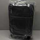 U.S. Traveler Rio Lightweight Softside Rolling Carry-on Suitcase, 4-Wheel Single, Black