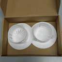 uxcell Round Vent Cover, ABS Plastic Adjustable Air Vent Cover White for 2" - 2.3" Diameter Hole 2pcs