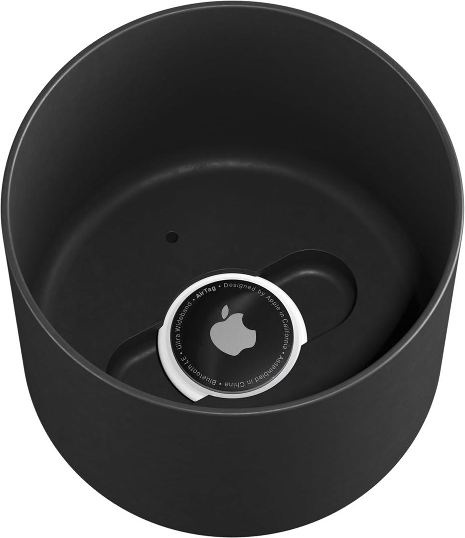 AirBoot Water Bottle AirTag Holder, Silicone Boot for Owala 32oz, YETI 26oz, Stanley 36oz, Simple Modern 34oz, Protective Apple AirTag Tracker Sleeve Accessory