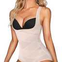 REYEOGO Shapewear Bodysuit for Women Tummy Control Butt Lifter Panty Hi-Waist Trainer Stomach Body Shaper Slimming Girdles