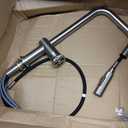 KRAUS Urbix Industrial Pull-Down Single Handle Kitchen Faucet in Spot-Free Stainless Steel, KPF-3126SFS
