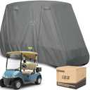 10L0L Golf Cart Cover Universal 2/2+2 Passenger 80" Extended Roof fit for Golf Cart Club Car EZGO and Other - Waterproof Golf Cart Storage Cover