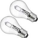 2PCS A19 Halogen Light Bulb, 53 Watt 120V E26 Base, 60W Replacement Non-LED-Incandescent Bulbs for Table Lamps & Home Lighting