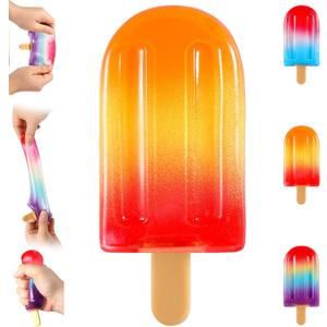 2 x Ice Cream Squeeze Squishy (Yellow Purple Blue)