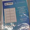 Premium Label Supply Glossy Clear Address Labels  2.625" x 1"  Laser/Inkjet Compatible  (30 per Sheet), 10 Sheets - 300 Total Adhesive Labels