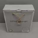 Shilucheng 100% Cotton Queen Size Sheets Set - 600 Thread CountLuxury Egyptian Cotton Bed Sheets5-Star Hotel Quality Sheets, Breathable & Cooling, 16 Inch Deep Pocket - 4 Piece (White, Queen)