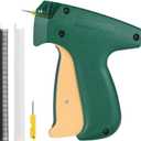 Fine Stitch, Mini Stitch Gun for Clothes,Stitch Quick Clothing Fixer Sewing Quilting Hemming Quick Stitch Tagginn Gun Kits with 2 Needles, 2000 Black & 2000 White 4.4mm Fastener (Greenyellow)