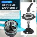 SPX0714CA Key,Seal Assembly Replacement for Hayward Multiport Valves and Sand Filter Systems Compatible With Hayward Pro and VL Series Sand Filter System Model S210T93SFT