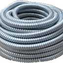 Southwire Aluminum Flexible Metal Conduit, 3/4", 25Ft, High Strength Aluminum Alloy, 55082321