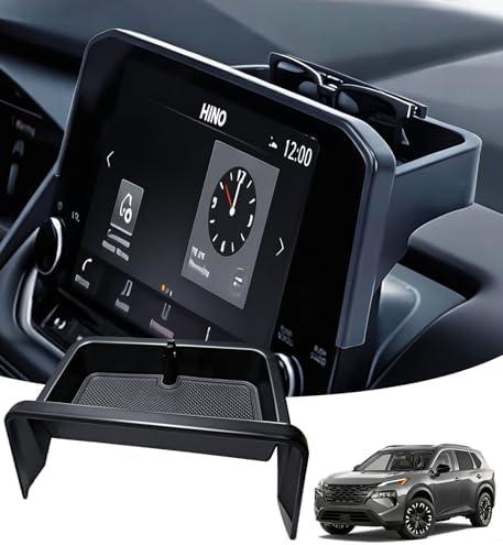 Katorn Dashboard Storage Tray Dash Organizer for Nissan Rogue 2026 2025 2024 2023 2022 2021(Fits for 8-Inch Screen), Interior Accessories Center Console Behind Screen Storage Box for 2021-2026 Rogue
