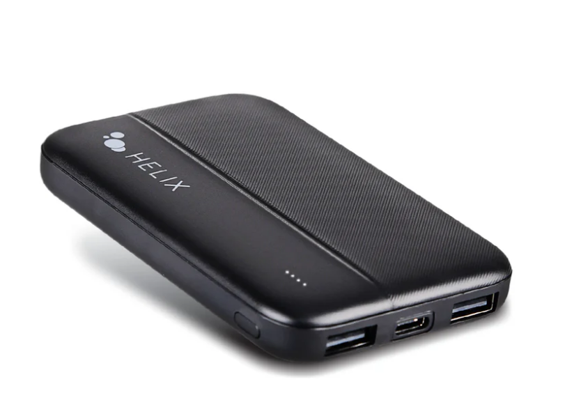 HELIX Turbo volt+ 5000 mAh Power Bank  with Dual USB-A Ports
