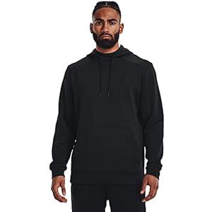 Under Armour Men's ArmourFleece Hoodie, (001) Black / / Black, XX-Large Tall
