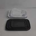 8-Piece Deep Glass Baking Dish Set with Plastic lids,Rectangular Glass Bakeware Set with Lids, Baking Pans for Lasagna, Leftovers, Cooking, Kitchen, Freezer-to-Oven and Dishwasher, Gray