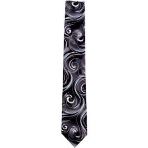 Jerry Garcia mens JG-8130 Fashion Designer Brand Necktie Ties, Black Gray, One Size