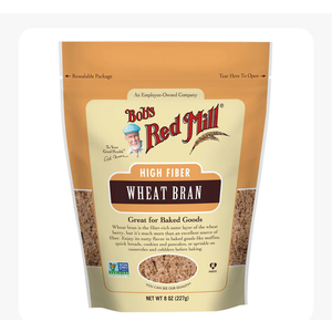 Pack Of 4 Bob'S Red Mill Wheat Bran 8 Oz Pouch, Best By: 08/11/2027
