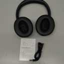 BERIBES Upgraded Hybrid Active Noise Cancelling Headphones with Transparent Modes,70H Playtime Bluetooth Headphones Wireless Bluetooth with Mic, Deep Bass,3.5MM Cable,Soft-Earpads,Fast Charging-Black