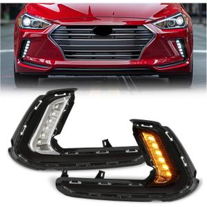 HECASA LED Fog Lights Compatible with 2017 2018 Elantra Sixth Generation