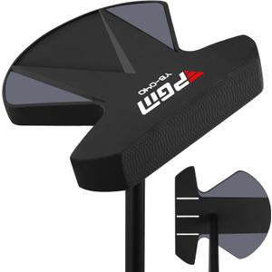 PGM Zero Torque Putter Golf Club for Men and Women Right Handed, High Forgiveness and Low Deviation Face Balanced Square to Square Putter, Right Hand, 34"