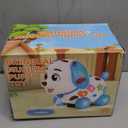 Musical Toy for 1 Year Old Boy Girl, Baby Toys 6-12-18 Months, Puppy Toddler Learning for 1 Year Old Boy Gifts, Bilingual Educational with Music Light, 1st Birthday Gift for Girl, Toddlers (Blue)