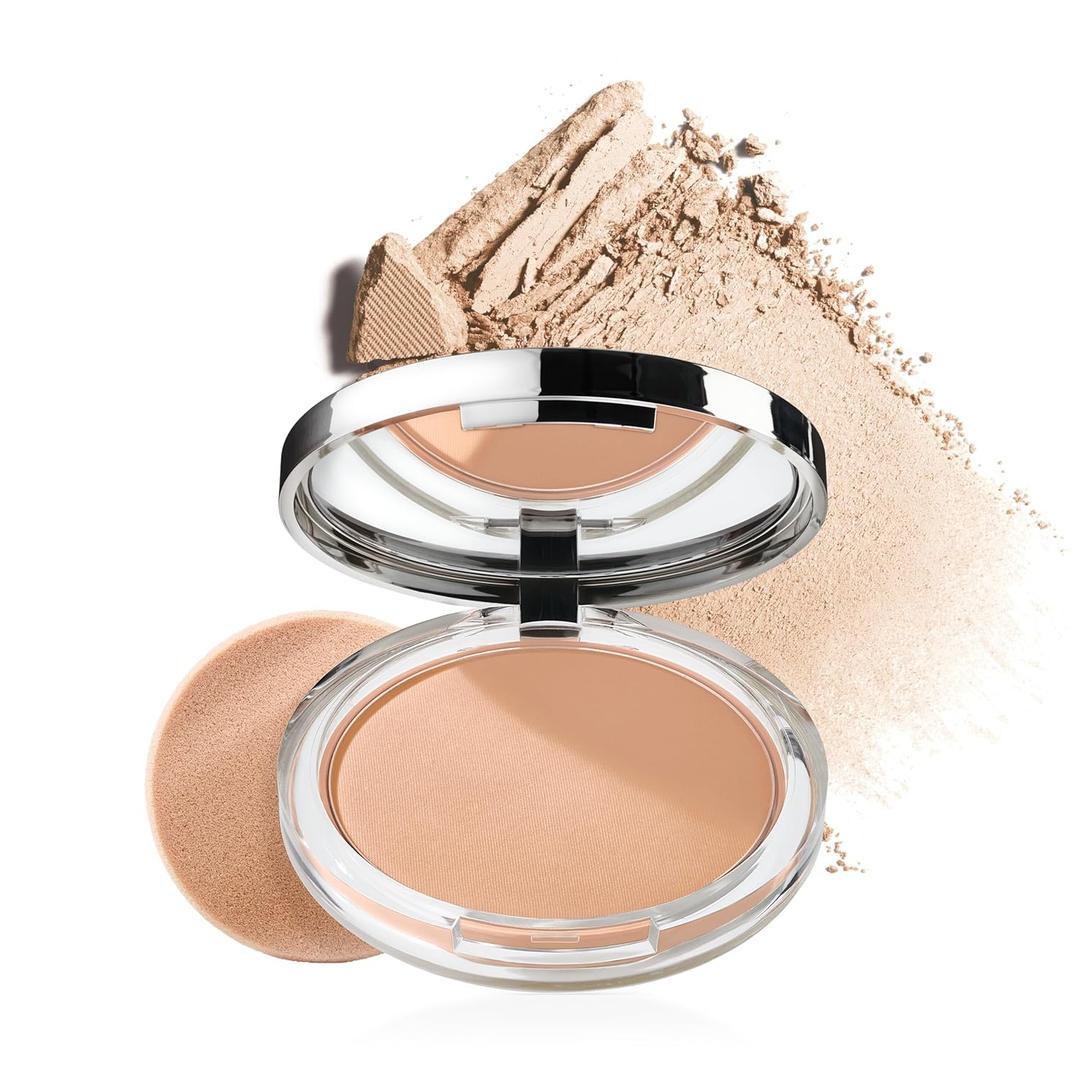 Clinique Stay-Matte Sheer Pressed Powder For Oily Skin Types | Sheer Coverage + Matte Finish | Minimizes Shine