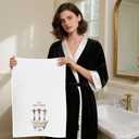 Hello Sweet Cheeks Giraffe Bathroom Hand Towels,Giraffes Gifts for Women, Coquette Pink Bow Giraffe Hand Towels for Bathroom Decor,16x24 Inches