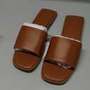 The Drop Oslo Women's Sandals, Mocha, size 9