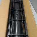 Natotela 39.4x6.1x5.5in A15 Deep Profile HDPE Trench Drain System, 1 Pack, Black with HDPE Grate