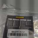 Barossa Design Extra-Long Shower Curtain with 84 inches Height (72x84),PEVA - Waterproof,Eco-Friendly, Non-Toxic, Odorless, PVC Free, Metal Grommets (Clear)