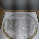 20.47" Glass Gold Chandeliers for Dining Room,Drum Dining Room Light Fixtures Over Table,Hanging Pendant Light for Hight Ceiling,Foyer,Living Room,Entryway,Kitchen