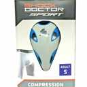 Compression Shorts Shock Doctor with Cup (Small) White