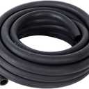 LokoCar Rubber Fuel Hose Line Push Lock 3/4" ID SAE 30R7 NBR 25ft 300PSI Black