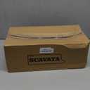 2 Pack Skinny Can Organizer for Refrigerator, Stackable Tall Skinny Soda Pop Can Holder Dispenser with Lid for Fridge Pantry Rack Freezer, Clear Plastic Storage Bins-Holds 12 Slim Cans Each (Transparent)