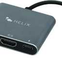 Helix USBCONNECT Adapter Hub USB-C to USB-A, HDMI and USB-C, Standard Size (ETHHUB3)